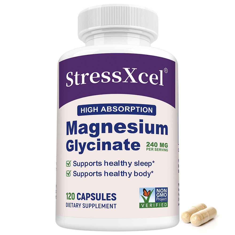 StressXcel Magnesium Glycinate for Sleep Support