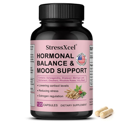 StressXcel Hormonal Balance & Mood Support – Herbal Wellness Supplement