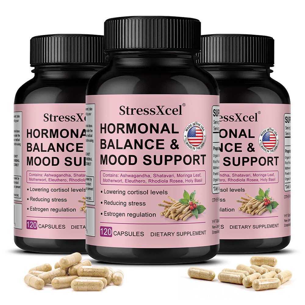 StressXcel Hormonal Balance & Mood Support – Herbal Wellness Supplement