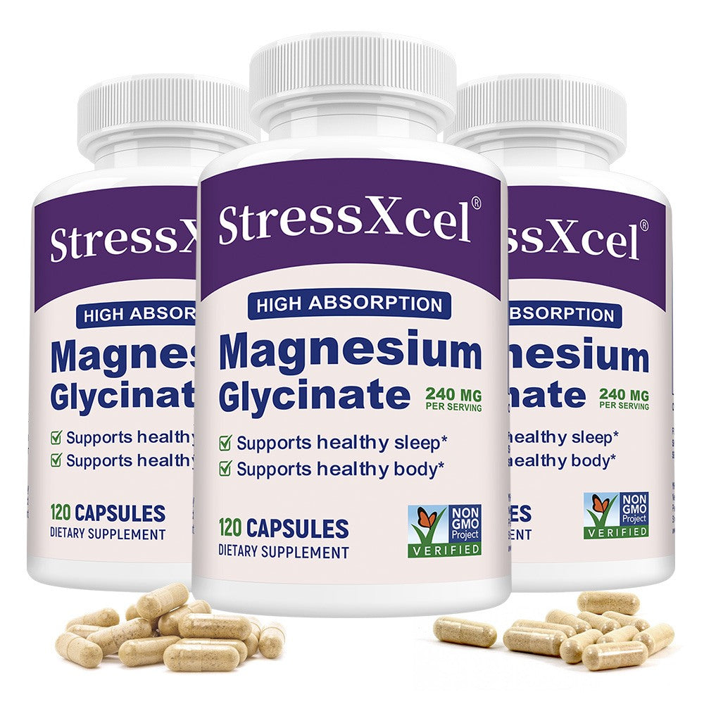 StressXcel Magnesium Glycinate for Sleep Support