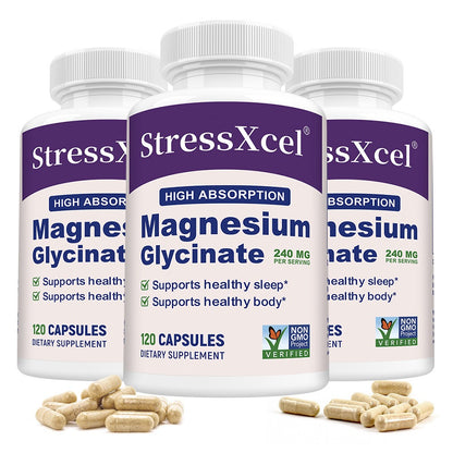 StressXcel Magnesium Glycinate for Sleep Support