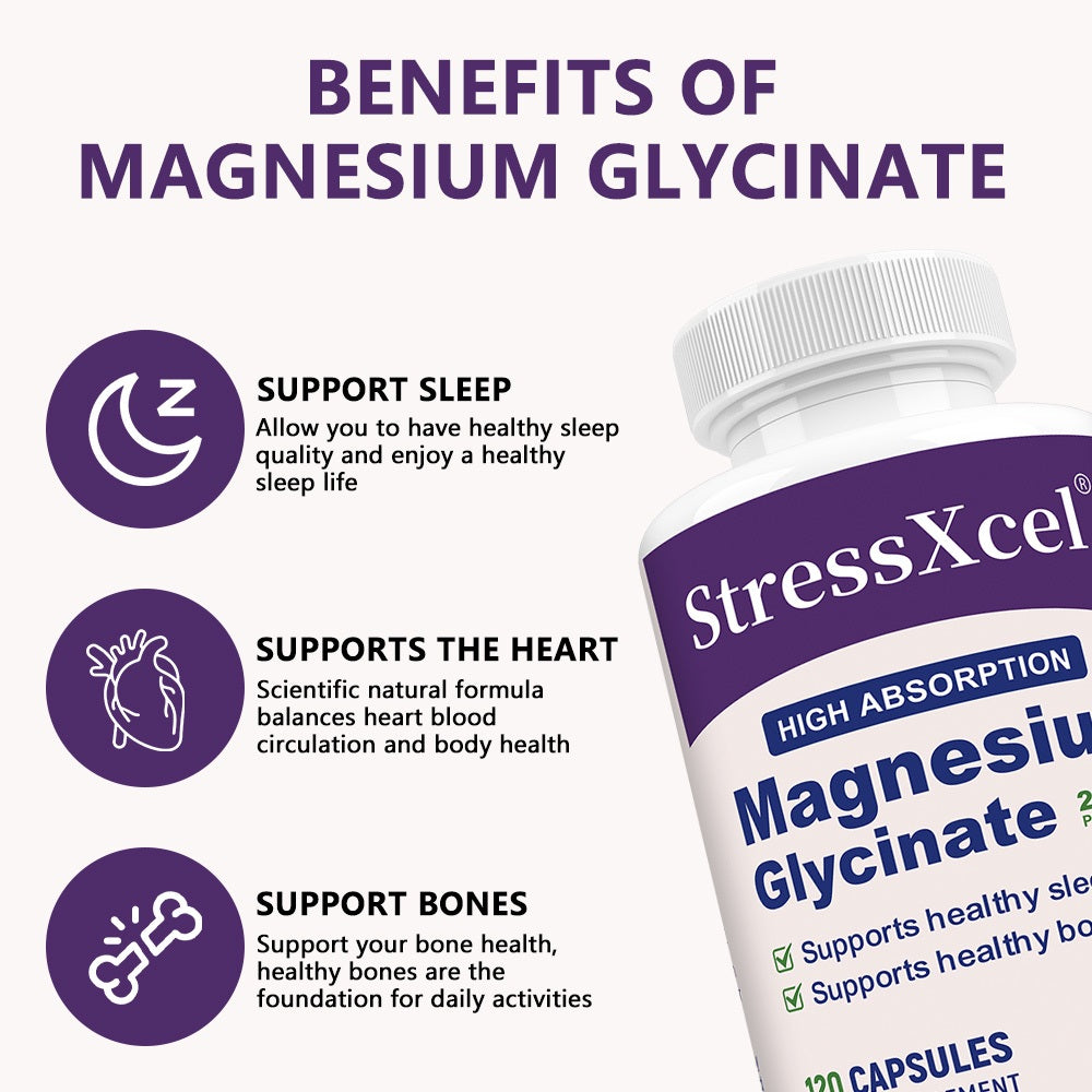 StressXcel Magnesium Glycinate for Sleep Support