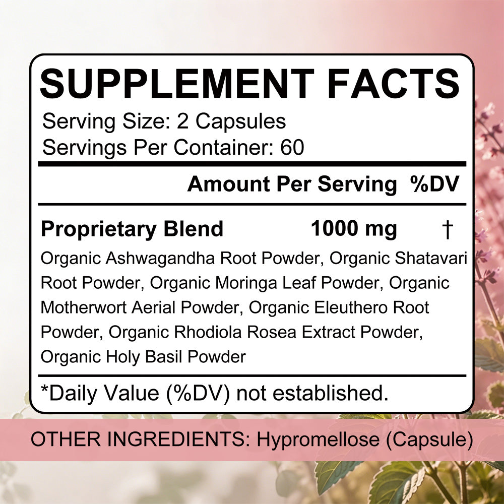 StressXcel® Hormonal Balance & Mood Support Supplement – Ashwagandha, Rhodiola & Shatavari Capsules for Cortisol Control, Stress Relief & Estrogen Regulation (120 Capsules)